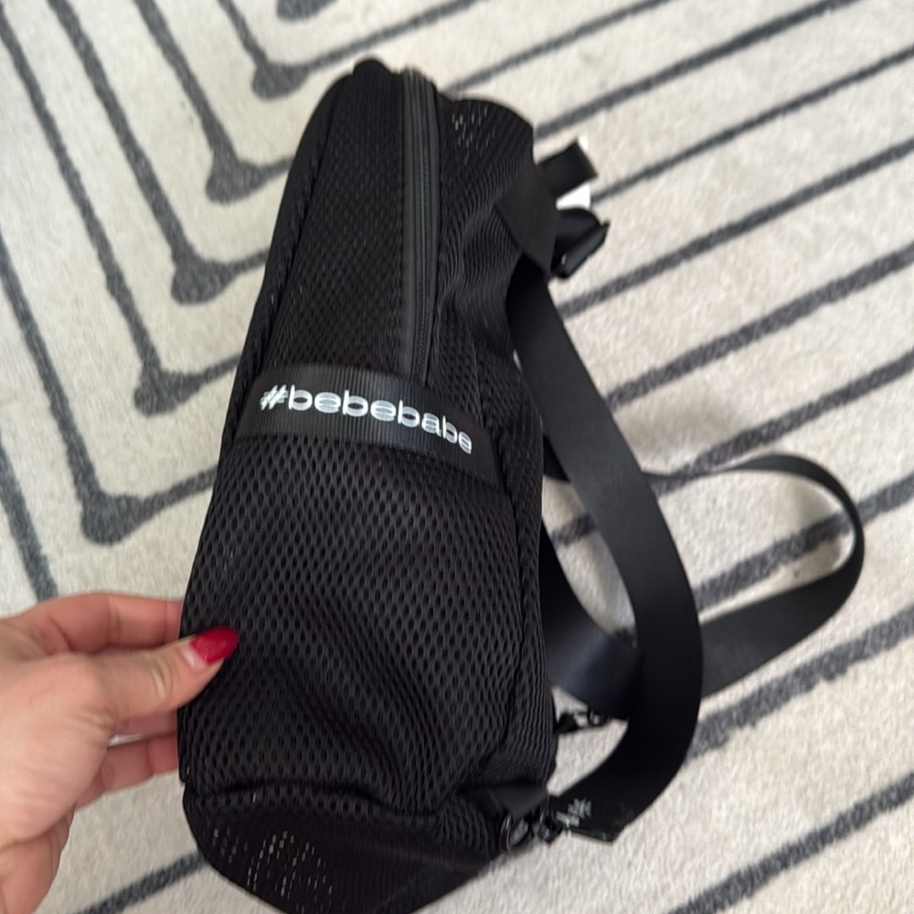 NWT Bebe Two-In-One Mesh / Nylon Backpack - Picture 5 of 7